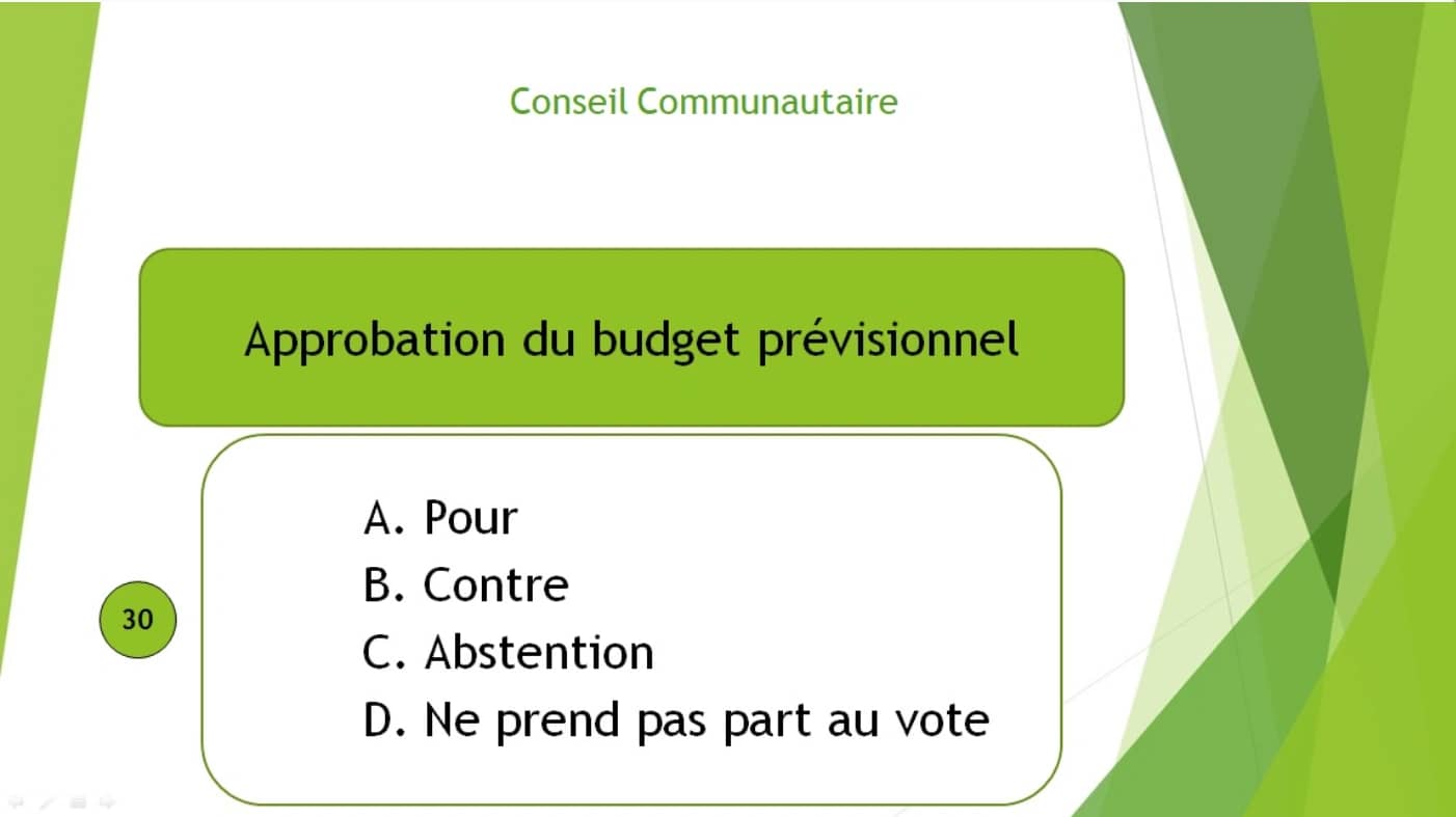 Boîtiers de vote interactifs — vue 6