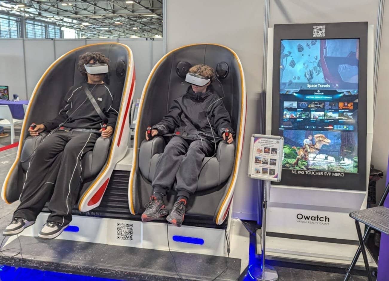 Double sièges Simulateur Réalité Virtuelle — vue 2