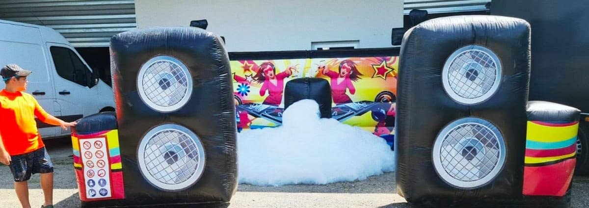 Piscine mousse, jeu d'eau à louer chez Elite Animation.