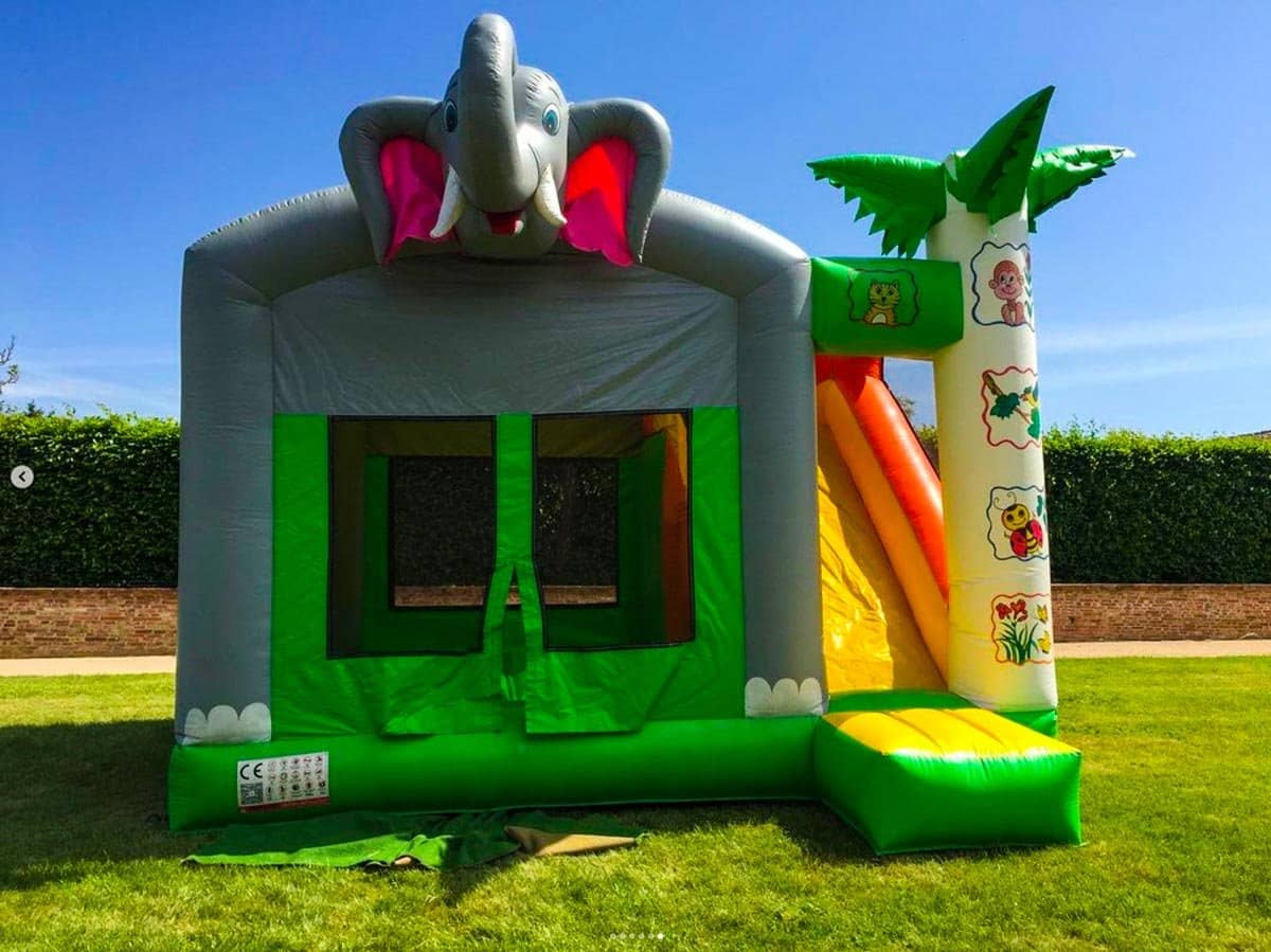 château gonflable éléphant à louer Toulouse Elite Animation